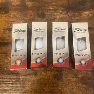 Titleist ProV1x White Golf Balls-1 Dozen, NIB